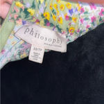 Philosophy floral front seam high waisted floral skirt Photo 3