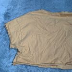 Aerie  Tan Crop Top with Red MTV Graphic Photo 5