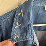 White Stag  denim button up Christmas tree embroidered size 22W 24W Photo 1