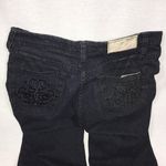 Fared Size 3 Black Faded Jean Butt Lifter Bermuda. New With Tags Photo 3