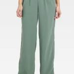 A New Day Sage Green High Rise Wide Leg Trousers Size 8 NWT Photo 0