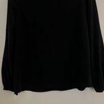 Sugar Lips  Womens Black Lace Up Bronze Detailed Polyester Blouse. Size Small Photo 6