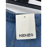 KENZO Skirt Womens 38 US 6 Denim Mini Short A Line Front Pockets Blue NWT Photo 6