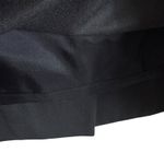 Ann Taylor  Black Button Front Lined Straight Above Knee Dressy Skirt Size 14 Photo 3