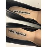 Karl Lagerfeld Karl Largerfeld black pointy toe pumps wome's 6 Photo 4