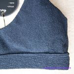 New! Free People Resin Obsidian Cream Crop Surf Top in navy blue, size S Blue Photo 2