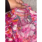 Lilly Pulitzer  Tube Top Wiley Ruffle Shorley Blue Feeling Tanked Xs Resort Beach Photo 6