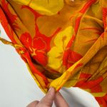 Faithfull the Brand Faithful‎ The Brand Dress Womens 8 Orange Odette Floral Print Mini Photo 10