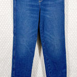 Good American Dark Wash Classic Slim Straight Jeans Photo 0