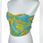 ZARA NWT Floral Tulle Corset Bustier Top Women’s Size Large Photo 0