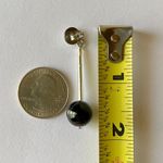 Handmade boho street simple unique dangle earrings🖤🤍 Photo 3