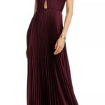 A.L.C. Pleated Halter A-Line Maxi Dress Photo 0