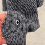 Lululemon Charcoal Gray Poncho Sweater OS Cashmere Blend Photo 5