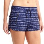 Athleta  Blue & White Stripe Ikat Sway Shorts Size Small Photo 0
