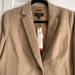 Talbots Italian Flannel 2Piece Beige Blazer & Pants suits NWT Photo 4