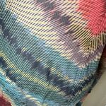 WESTON WEAR Sheer Patterned Button Up Shirt Dress Tunic Size Large Photo 8