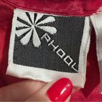 Phool Cotton Vtg Red Floral Ruffled Sleeveless Long Dress Size Medium White Photo 2