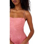 For Love & Lemons NWT Gabrielle Embellished Pink / Peach Mini Slip Dress Small Photo 2