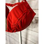 La Blanca Brand New Women's Size 10 Red Padded Pushup Bikini Top Underwire Photo 1