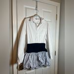 Lovers + Friends  Andi Mini Dress in White & Navy Photo 3