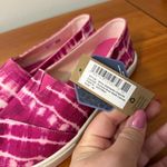 Toms NWT Alpargata Cupsole Fuschia Rose Pink Batik Canvas Tie Dye Slip On Flat Photo 1
