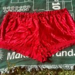 Red Sexy Tap Pants Women’s Size 5X Elastic Waist Faux Drawstring Photo 0