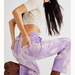 Free People Reese Pitched Straight Cord Jeans in Moonlit Orchid BNWTS Photo 5