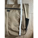 LLBean Travel Tote Bag ZipTop Thick Polyester Rugged Outdoor Tote Luggage Slip Brown Photo 10