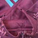 Lulus Wine A Love To Remember Lace Dress Size‎ Small Photo 6