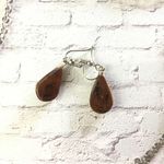 Handmade Peruvian Stone Necklace & Earring Set Photo 3