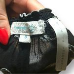 Poupette St. Barth  Beach Cover up Black White Embroidered Size Small Boho Photo 4