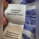 Rails  Sydney Long Sleeve Button Down Shirt in Boracay Stripe size Medium $148 Photo 9
