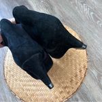 Tory Burch  Brenda black leather‎ suede wedge ankle boots women’s size 9.5 Photo 2