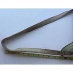 Vintage Magnifique Painted Peacock Art Leather Butterfly Floral Shoulder Bag White Photo 6