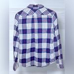Roxy  Women’s Squary Cool Casual Button Down Flannel Shirt Photo 2
