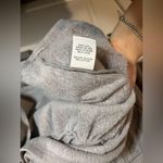 NWT Yarn and Sea Peplum Long Sleeve Pleated Grey Sweatshirt Fleece Lined Size 1X Gray Photo 11