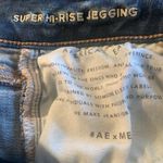 American Eagle  Ne(x)t level super high rise jegging. Size 0 long Photo 6