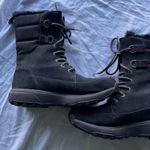 Skechers  Black Suede Easy Going Ankle Boots w/ Faux Fur Women’s Size 8 - 15567 Photo 2