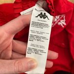 Kappa  Authentic Shadow Skind Unisex Jacket and Cargo Pants in Red Photo 6