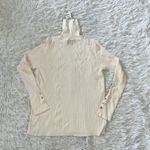 JM Collection NEW  Women’s Turtleneck Ribbed long sleeve sweater eggshell Large Photo 9