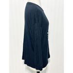 Juicy Couture Juicy by Long Sleeve Embellished Logo T-Shirt Liquorice Black XL Photo 3