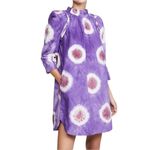 Sea New York Tie Dye Mini Dress Purple Size 8 Photo 3