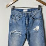 Boyish  by Her Tommy High Rise Straight Leg Distressed Jeans Repulsion Wash 25 Photo 6