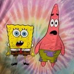 SpongeBob Best Friends Forever tiedye T-shirt size 2XL Photo 1