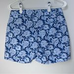 J. McLaughlin  Women's Blue White Paisley Print Shorts Size 4 Photo 3