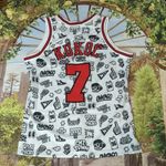 Mitchell & Ness  Kukoc Chicago bulls NBA doodle jersey size Medium Photo 5