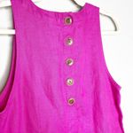 J.Crew  Flamingo Pink Linen Shift Dress XS Photo 4