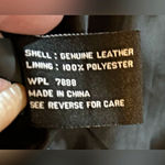 Avanti Vintage New York Black Mid Length Soft Leather Jacket Coat~M~ Photo 7