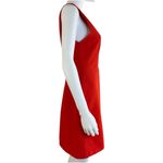 Alice + Olivia  Red Lennon Surplice Mini Dress Size 8 Photo 1