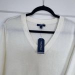 Nautica Marshmallo Lightweight Striped Cuff Sweater Women’s XL NWT Photo 4